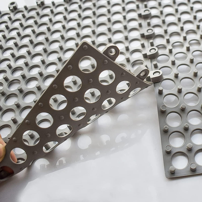 Bathroom Anti Slip Tile Mat (Pack of 4)