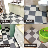 Bathroom Anti Slip Tile Mat (Pack of 4)