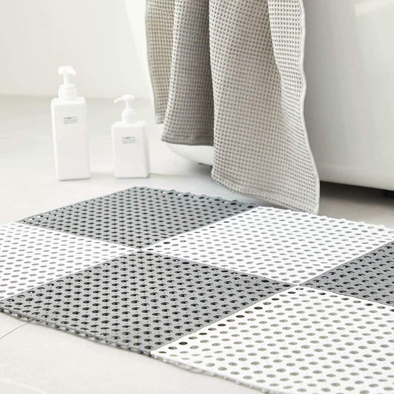 Bathroom Anti Slip Tile Mat (Pack of 4)